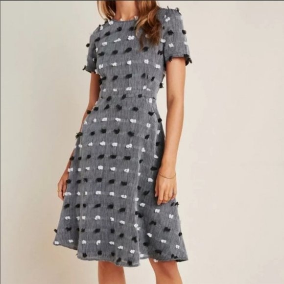 Anthropologie Sunday in Brooklyn Grey Grisela Dress - Picture 1 of 8